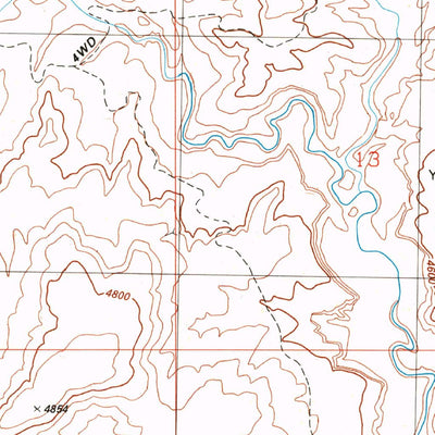 United States Geological Survey Mollie Hogans, UT (1991, 24000-Scale) digital map