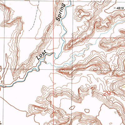 United States Geological Survey Mollie Hogans, UT (1991, 24000-Scale) digital map