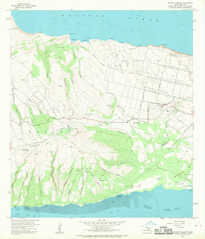 United States Geological Survey Molokai Airport, HI (1968, 24000-Scale) digital map
