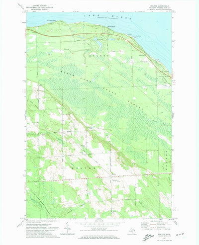 United States Geological Survey Moltke, MI (1971, 24000-Scale) digital map