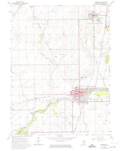United States Geological Survey Momence, IL (1964, 24000-Scale) digital map