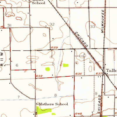 United States Geological Survey Momence, IL-IN (1922, 62500-Scale) digital map