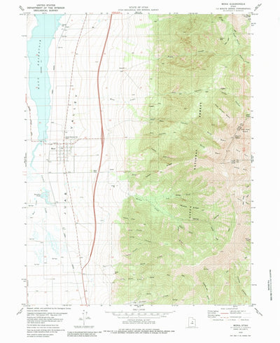 Mona, UT (1979, 24000-Scale) Map by United States Geological Survey ...