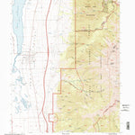 United States Geological Survey Mona, UT (1998, 24000-Scale) digital map