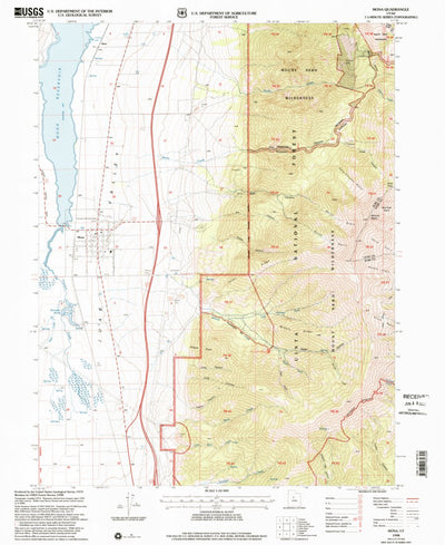 United States Geological Survey Mona, UT (1998, 24000-Scale) digital map