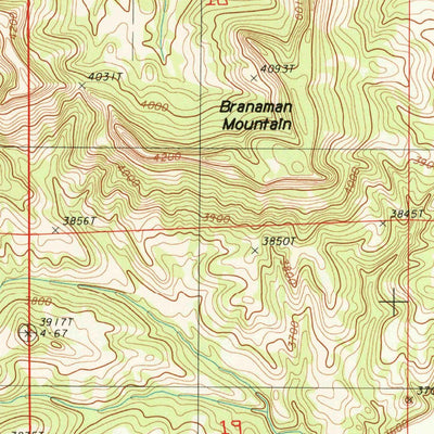 United States Geological Survey Mona, WY (1984, 24000-Scale) digital map