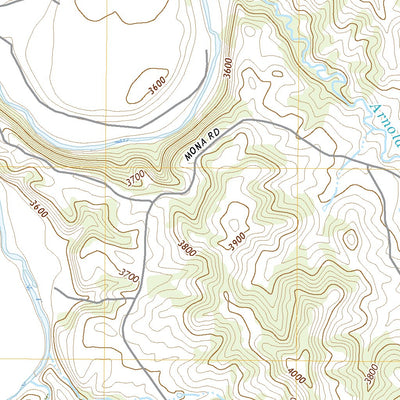 United States Geological Survey Mona, WY (2021, 24000-Scale) digital map
