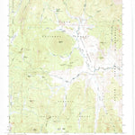 United States Geological Survey Monache Mountain, CA (1987, 24000-Scale) digital map