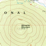 United States Geological Survey Monache Mountain, CA (1987, 24000-Scale) digital map