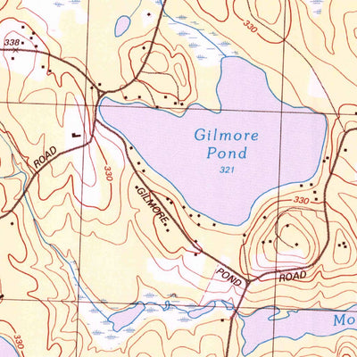 United States Geological Survey Monadnock Mountain, NH (1998, 24000-Scale) digital map