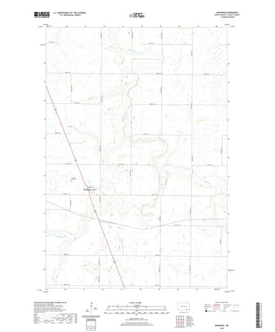 United States Geological Survey Monango, ND (2020, 24000-Scale) digital map