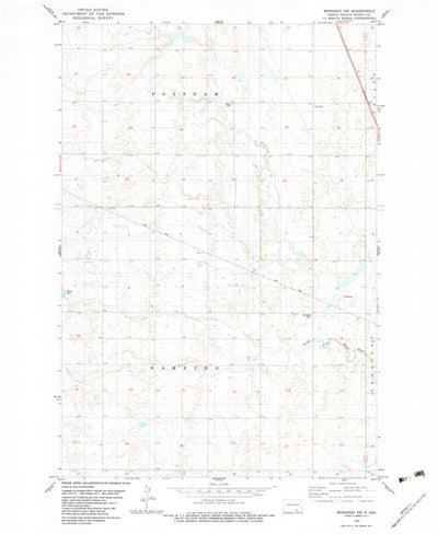 United States Geological Survey Monango NW, ND (1982, 24000-Scale) digital map