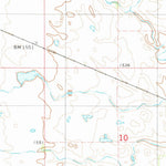 United States Geological Survey Monango NW, ND (1982, 24000-Scale) digital map