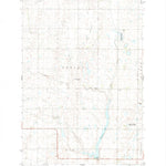 United States Geological Survey Monango SW, ND (1982, 24000-Scale) digital map