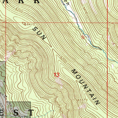 United States Geological Survey Monarch, MT (1995, 24000-Scale) digital map
