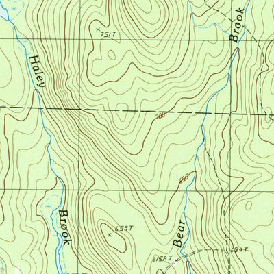 United States Geological Survey Monarda, ME (1989, 24000-Scale) digital map