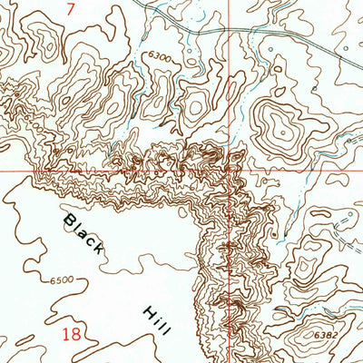 United States Geological Survey Moncisco Wash, NM (1966, 24000-Scale) digital map