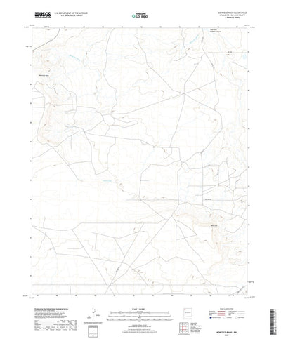 United States Geological Survey Moncisco Wash, NM (2020, 24000-Scale) digital map