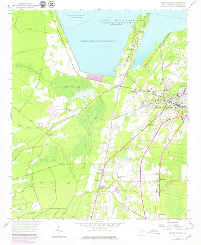 United States Geological Survey Moncks Corner, SC (1958, 24000-Scale) digital map