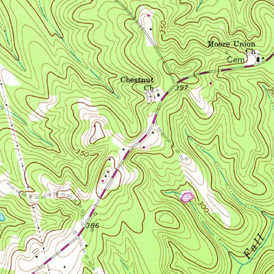 United States Geological Survey Moncure, NC (1970, 24000-Scale) digital map