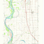 United States Geological Survey Mondamin, IA-NE (1970, 24000-Scale) digital map
