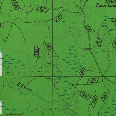 United States Geological Survey Mondeaux Dam, WI (1970, 24000-Scale) digital map