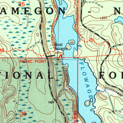 United States Geological Survey Mondeaux Dam, WI (2005, 24000-Scale) digital map