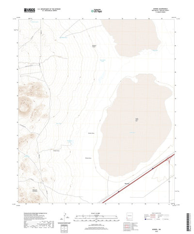 United States Geological Survey Mondel, NM (2020, 24000-Scale) digital map
