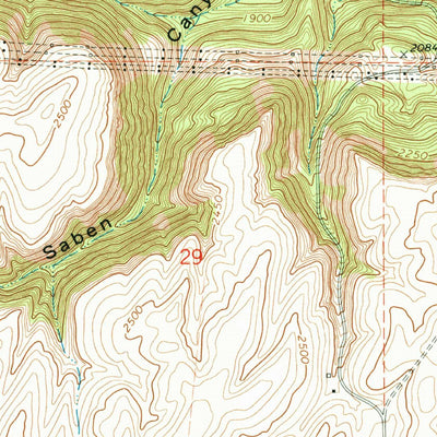United States Geological Survey Mondovi, WA (1969, 24000-Scale) digital map