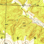 United States Geological Survey Monegaw Springs, MO (1938, 24000-Scale) digital map