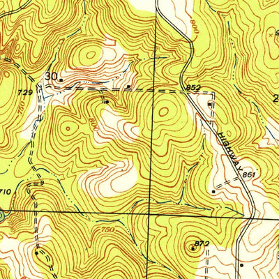 United States Geological Survey Monegaw Springs, MO (1938, 24000-Scale) digital map
