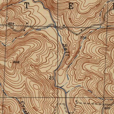 United States Geological Survey Monegaw Springs, MO (1940, 24000-Scale) digital map