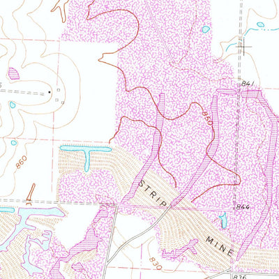 United States Geological Survey Monegaw Springs NW, MO (1960, 24000-Scale) digital map