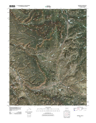 United States Geological Survey Monero, NM-CO (2011, 24000-Scale) digital map
