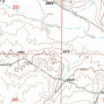 United States Geological Survey Moneta SE, WY (1952, 24000-Scale) digital map