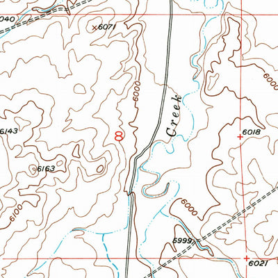 United States Geological Survey Moneta SE, WY (1952, 24000-Scale) digital map