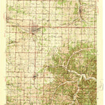 United States Geological Survey Monett, MO (1943, 62500-Scale) digital map