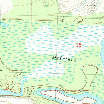 United States Geological Survey Money, MS (1982, 24000-Scale) digital map