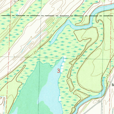United States Geological Survey Money, MS (1982, 24000-Scale) digital map