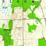 United States Geological Survey Mongo, IN (1960, 24000-Scale) digital map