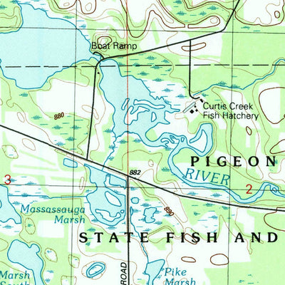 United States Geological Survey Mongo, IN (1992, 24000-Scale) digital map