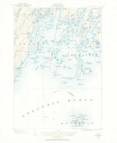 United States Geological Survey Monhegan, ME (1904, 62500-Scale) digital map