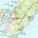 United States Geological Survey Monhegan, ME (1955, 24000-Scale) digital map
