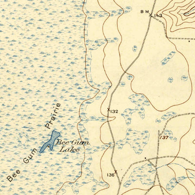 United States Geological Survey Moniac, GA-FL (1942, 62500-Scale) digital map