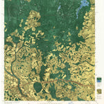 United States Geological Survey Moniac, GA-FL (1967, 24000-Scale) digital map
