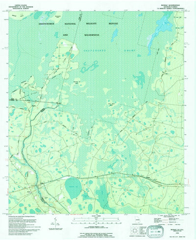 United States Geological Survey Moniac, GA-FL (1994, 24000-Scale) digital map