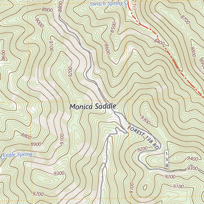 United States Geological Survey Monica Saddle, NM (2023, 24000-Scale) digital map