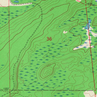 United States Geological Survey Monico, WI (1965, 24000-Scale) digital map