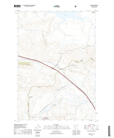 United States Geological Survey Monida, MT (2020, 24000-Scale) digital map