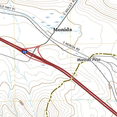 United States Geological Survey Monida, MT (2020, 24000-Scale) digital map